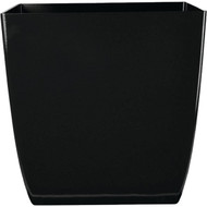 Myers Aria 8 In. Glossy Black Onyx Square Planter