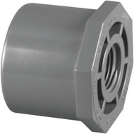 Charlotte Pipe 1-1/2 In. Spigot x 1 In. FIP Schedule 80 Reducing PVC Bushing