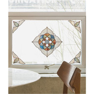 Artscape Venice Amber 12 In. x 12 In. Window Accent