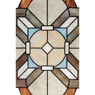 Artscape Newport Amber 12 In. x 12 In. Window Accent