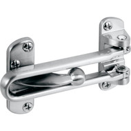 Defender Security Satin Nickel Swing Bar Door Guard