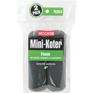 Wooster Mini-Koter 4 In. Foam Roller Cover (2-Pack)
