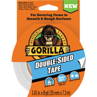 Gorilla 1.41 In. x 8 Yd. Double-Sided Duct Tape  Gray