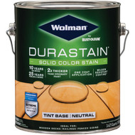 Wolman DuraStain One Coat Solid Color Exterior Stain  Neutral Base  1 Gal.