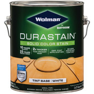 Wolman DuraStain One Coat Solid Color Exterior Stain  White Base 1 Gal.