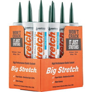 Sashco Big Stretch 10.5 Oz. Acrylic Elastomeric Caulk  Pine Green