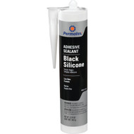Permatex 11 Oz. Black Silicone Adhesive Sealant