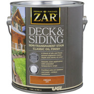 ZAR Semi-Transparent Deck and Siding Stain  Cedar  1 Gal.
