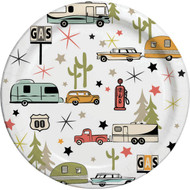 Camp Casual 10 In. Eco-Friendly Road Trip Design Paper Plates (24 Count)