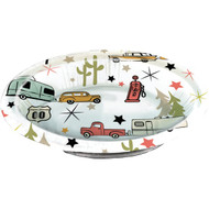 Camp Casual 20 Oz. Eco-Friendly Road Trip Design Paper Bowls (24 Count)