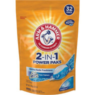 Arm & Hammer Plus OxiClean 2-In-1 Power Pak Laundry Detergent (32-Count)