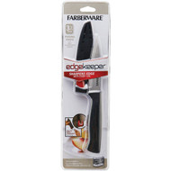 Farberware 3.5 In. Black Paring Knife with Edgekeeper Sheath