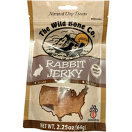 The Wild Bone Company Rabbit Jerky Dog Treat  2.25 Oz.