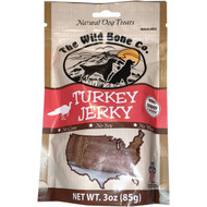 The Wild Bone Company Turkey Jerky Dog Treat  3 Oz.