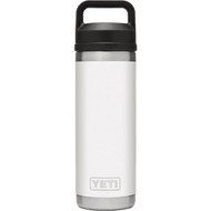 Yeti Rambler 18 Oz. White Stainless Steel Insulated Vacuum Bottle with Chug Cap