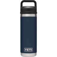 Yeti Rambler 18 Oz. Navy Stainless Steel Insulated Vacuum Bottle with Chug Cap