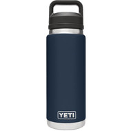 Yeti Rambler 26 Oz. Navy Stainless Steel Insulated Vacuum Bottle with Chug Cap