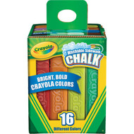 Crayola Multi Color Washable Sidewalk Chalk  (16-Count)
