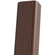 Amerimax 2 In. x 3 In. x 10 Ft. Traditional K-Style Brown Vinyl Downspout