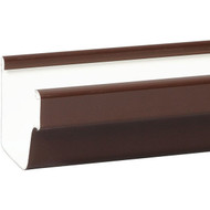 Amerimax 5 In. Traditional K-Style Brown Vinyl Gutter 10 Ft.