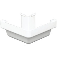 Amerimax 5 In. Traditional K-Style White Vinyl Gutter Outside Miter