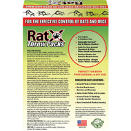 RatX Pellet Throw Pack Rat And Mouse Killer  (6-Pack)