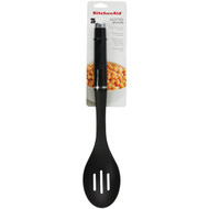 KitchenAid 13 In. Black Nylon Slotted Spoon