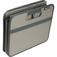 Meori 2-Compartment Stone Gray Foldable Reusable Box