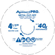AvantiPRO Type 1 Carbide Grit 4-1/2 In. x 7/8 In. Metal Cut-Off Wheel