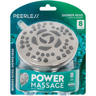 Peerless 8-Spray 1.75 GPM Fixed Shower Head  Brushed Nickel