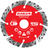 Diablo 4-1/2 In. Segmented Turbo Rim Dry/Wet Diamond Blade