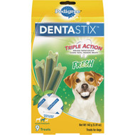 Pedigree Dentastix Small/Medium Dog Fresh Dental Dog Treat (9-Pack)