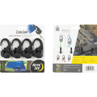 Nite Ize CamJam Plastic with Stainless Steel Gate Rope Tightener (4-Pack)