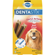 Pedigree Dentastix Large Dog Beef Flavor Dental Dog Treat (7-Pack)