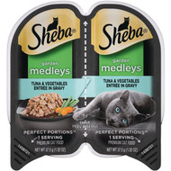 Sheba Perfect Portions Garden Medleys 2.6 Oz. Adult Tuna & Vegetables Wet Cat Food
