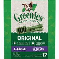 Greenies Large Dog Original Flavor Dental Dog Treat (17-Pack)