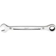 Milwaukee Metric 15 mm 12-Point Ratcheting Combination Wrench