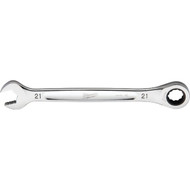 Milwaukee Metric 21 mm 12-Point Ratcheting Combination Wrench