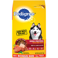 Pedigree 50 Lb. Beef & Lamb High Protein Adult Dry Dog Food