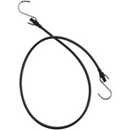 Smart Savers 5/8 In. x 30 In. Hook-to-Hook Rubber Tarp Strap  Black