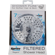 Sprite Regent 7-Spray 1.75 GPM Filtered Fixed Shower Head  Chrome