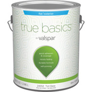 True Basics by Valspar Flat Exterior House Paint  1 Gal.  Tint Base