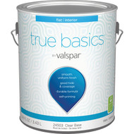 True Basics by Valspar Flat Interior Wall Paint  1 Gal.  Clear Base