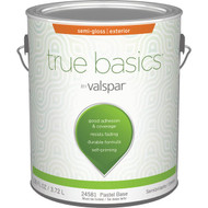 True Basics by Valspar Semi-Gloss Exterior House Paint  1 Gal.  Pastel Base