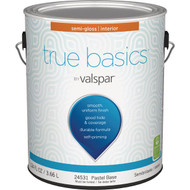 True Basics by Valspar Semi-Gloss Interior Wall Paint  1 Gal.  Pastel Base