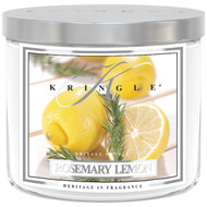 Kringle Candle 14.5 Oz. Rosemary Lemon 3-Wick Soy Jar Candle
