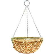 Gardman 14 In. Banana Braid Fiber Woven Hanging Plant Basket