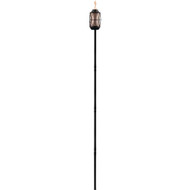 Tiki BiteFighter 64.25 In. Black & Bronze Metal Patio Torch
