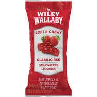 Wiley Wallaby Red Licorice Candy Display (50) 1 Oz. Pieces