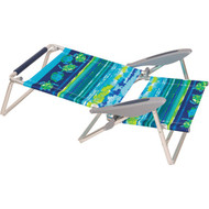 Rio Brands Wave 4-Position Fish Pattern Aluminum Folding Beach Chair